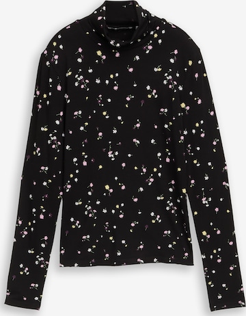 T-shirt TOM TAILOR DENIM en noir : devant