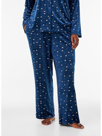 Pantalon de pyjama Zizzi en bleu : devant