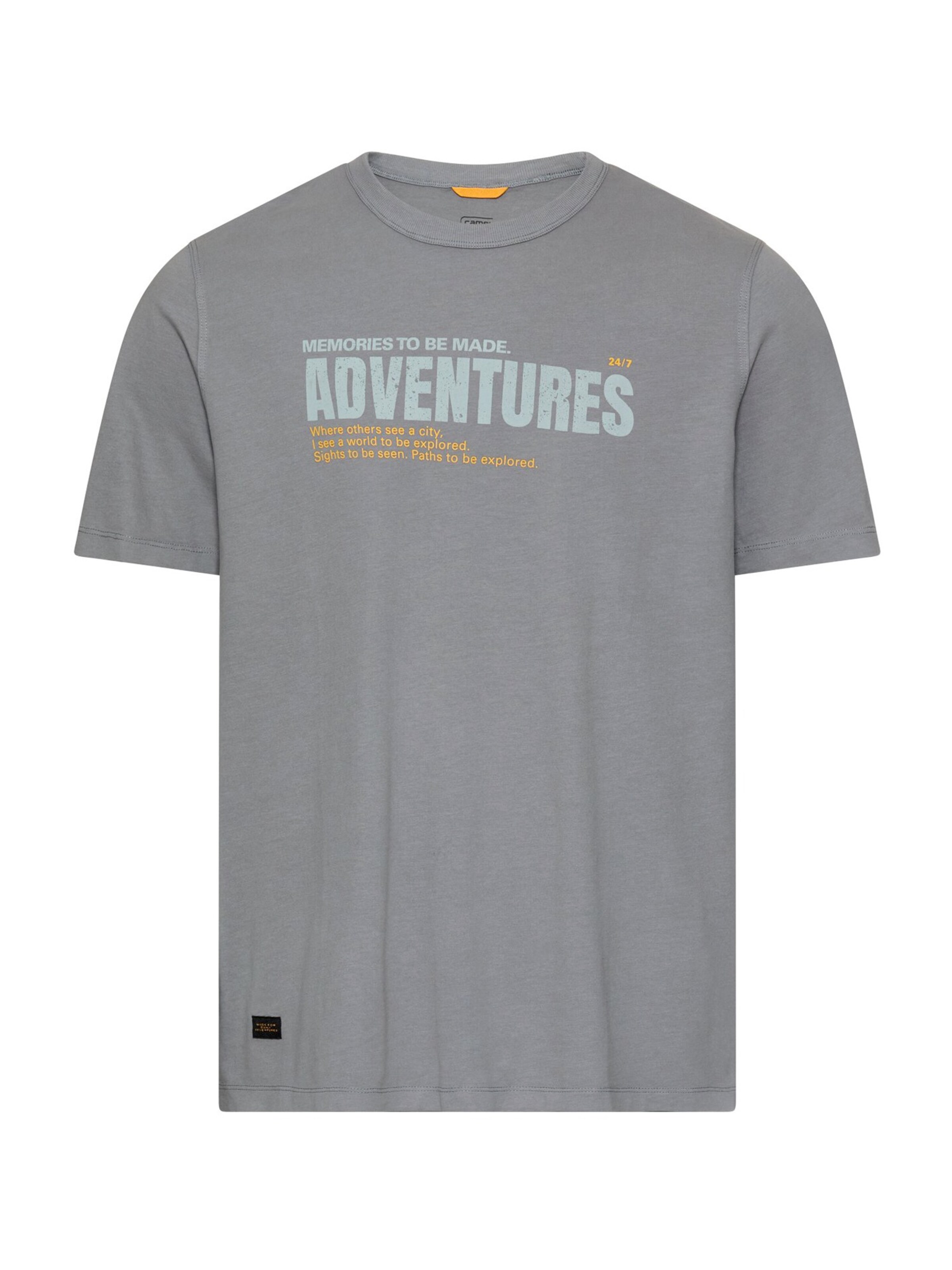 CAMEL ACTIVE Тениска в сиво: отпред