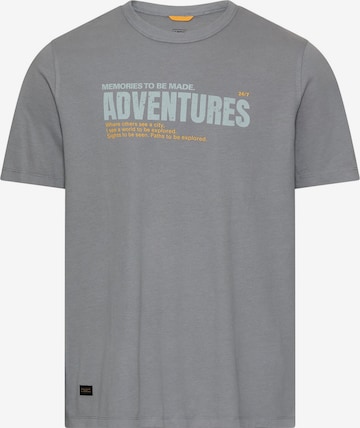 CAMEL ACTIVE Тениска в сиво: отпред