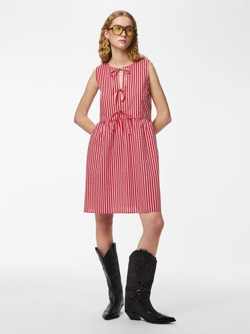 PIECES Kjole 'PCJolly' i rød