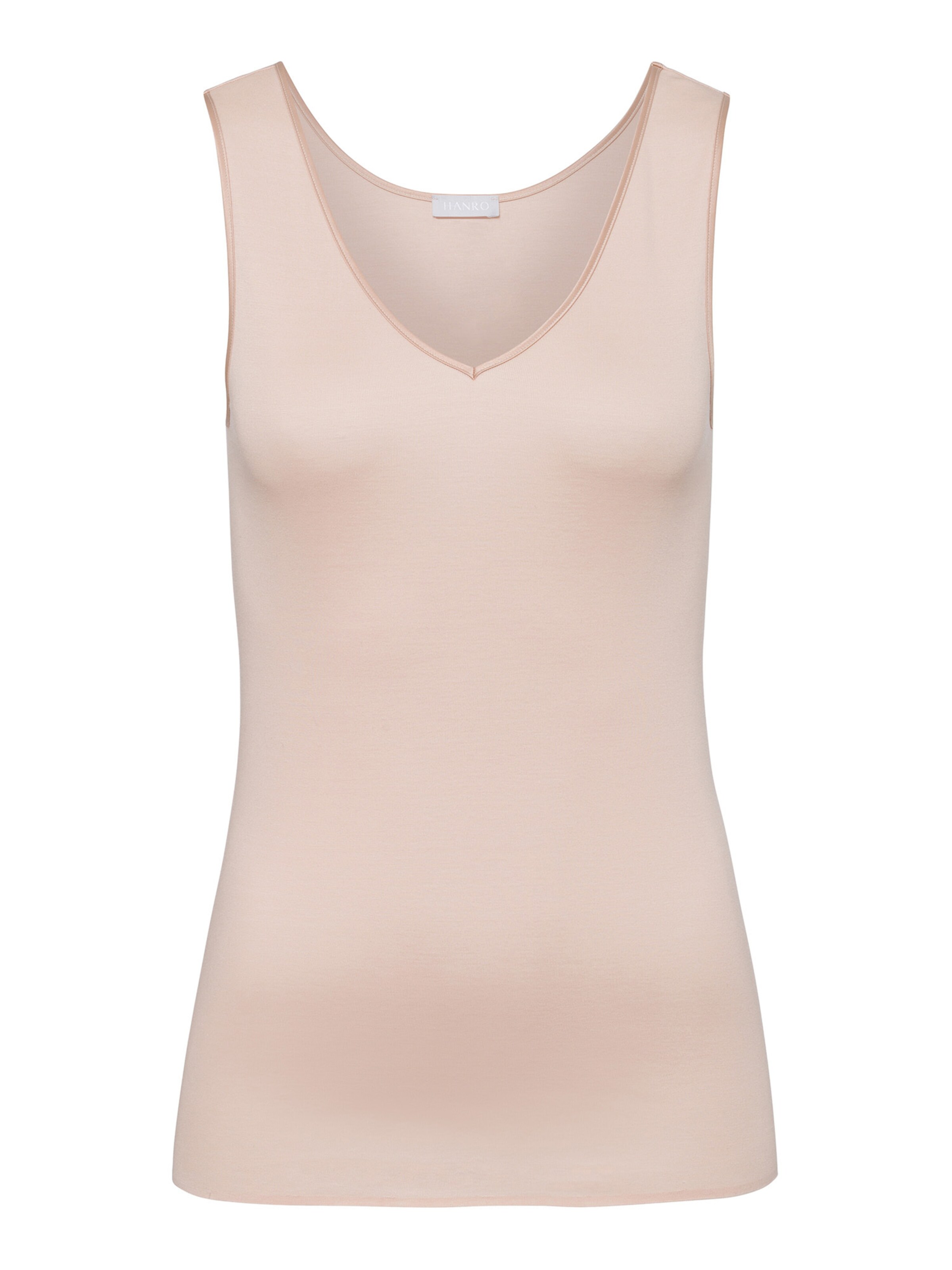 Haut ' Cotton Seamless ' Hanro en beige : devant