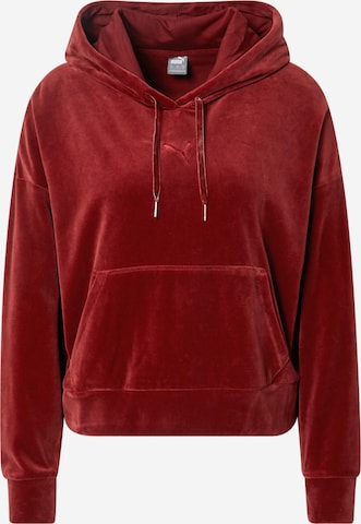 PUMA - Sweatshirt de desporto em vermelho: frente