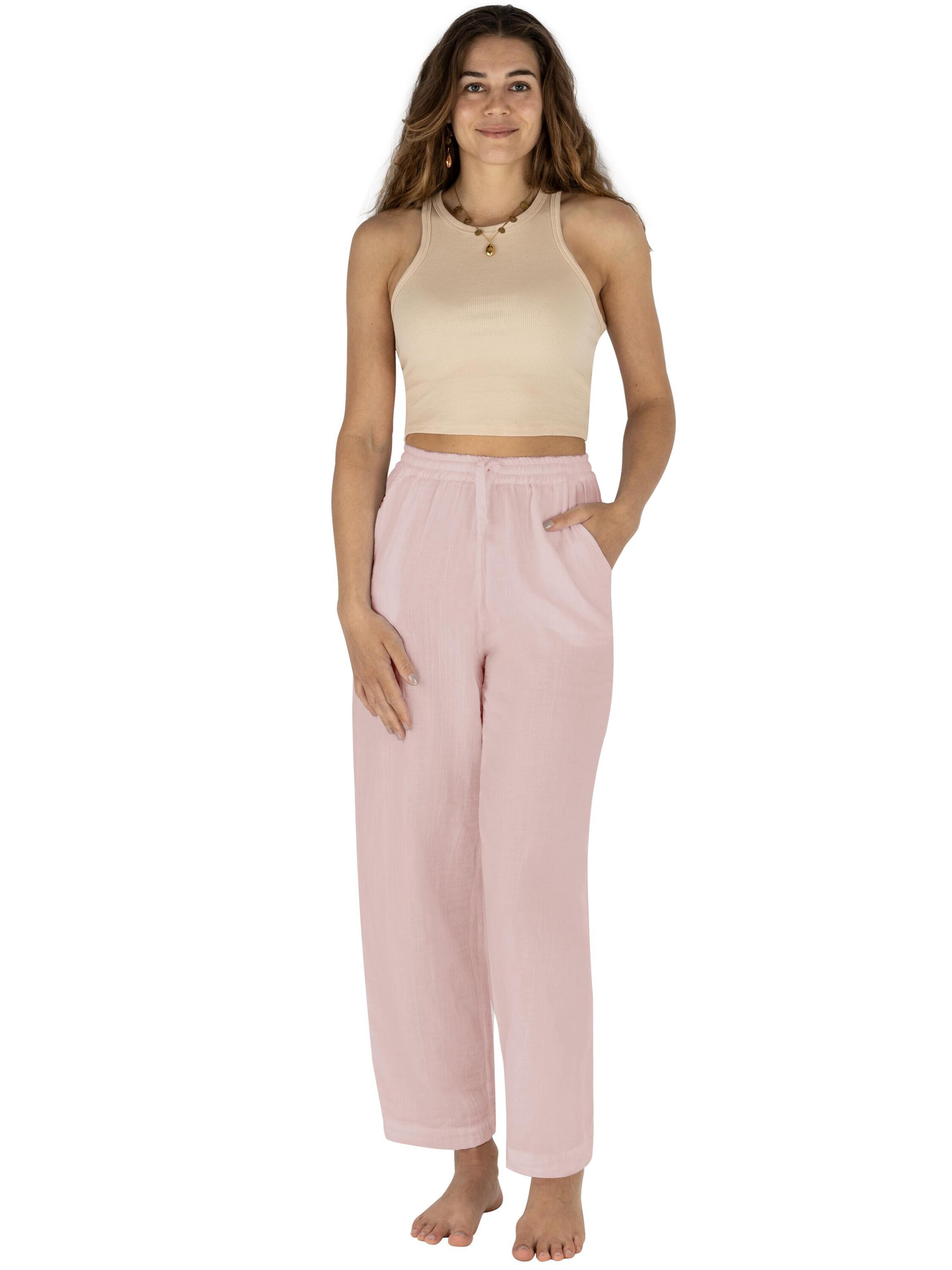 Loosefit Pantaloni 'Larisa' di Janice in rosa