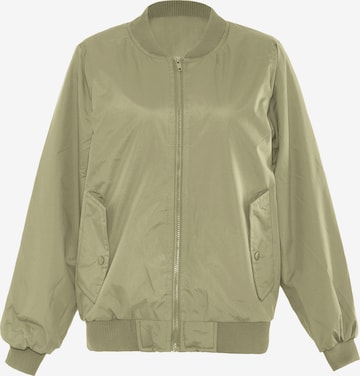 Yuka Between-Season Jacket in Green: front