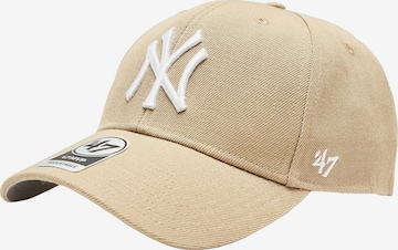 Casquette '47 Brand MLB New York Yankees Cap' 47 en beige : devant