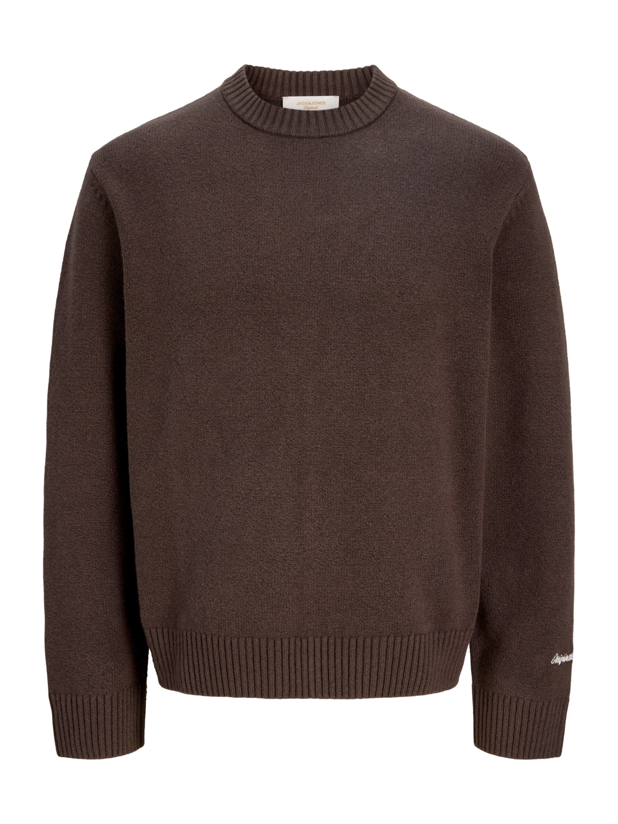 JACK & JONES Sweater 'JORNORREBRO' in XS in Dark brown, Item view