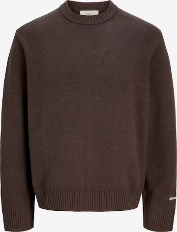 Pull-over 'JORNORREBRO' JACK & JONES en marron : devant