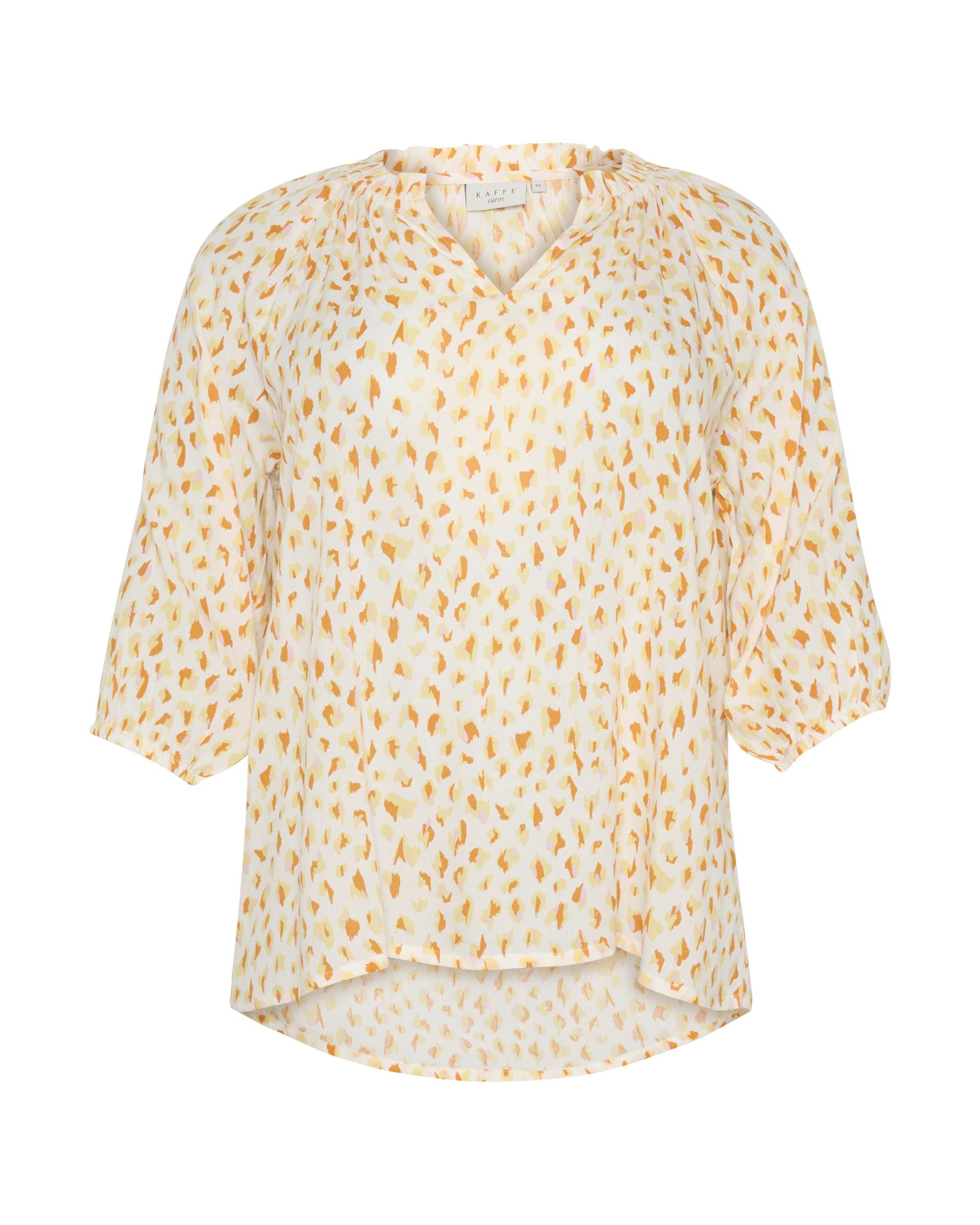 KAFFE CURVE Blouse 'Sigrida' in White: front