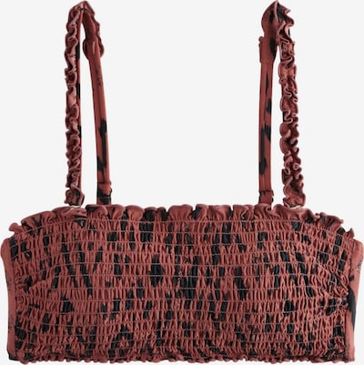 Next Bikini gornji dio u kestenjasto smeđa / crna, Pregled proizvoda