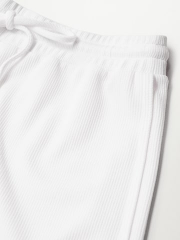 MANGO Regular Pants in White