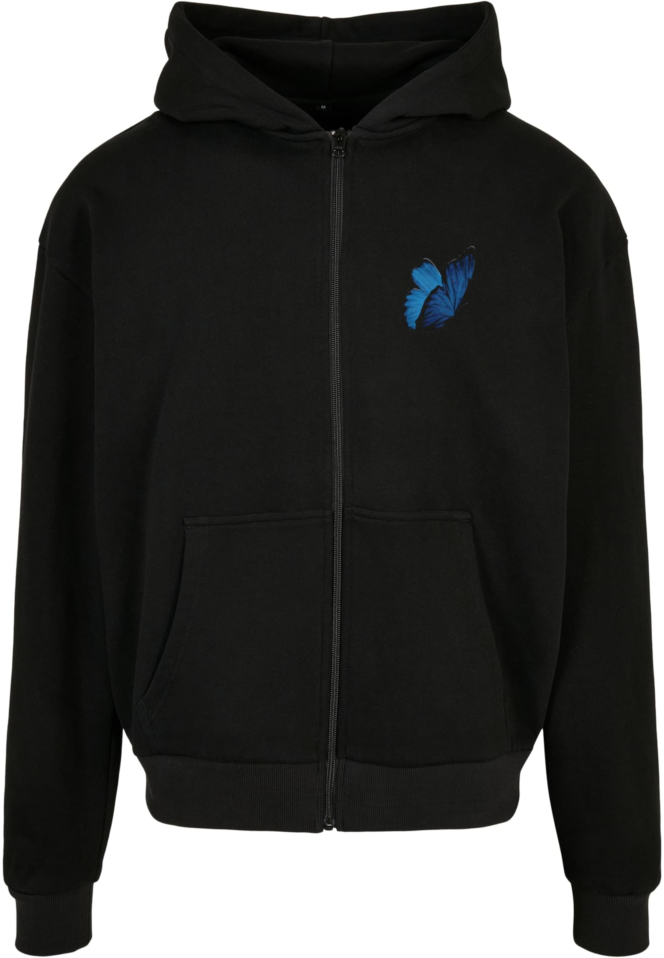 MT Upscale - Sudadera con cremallera en negro: frente