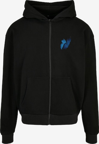 MT Upscale - Sudadera con cremallera en negro: frente