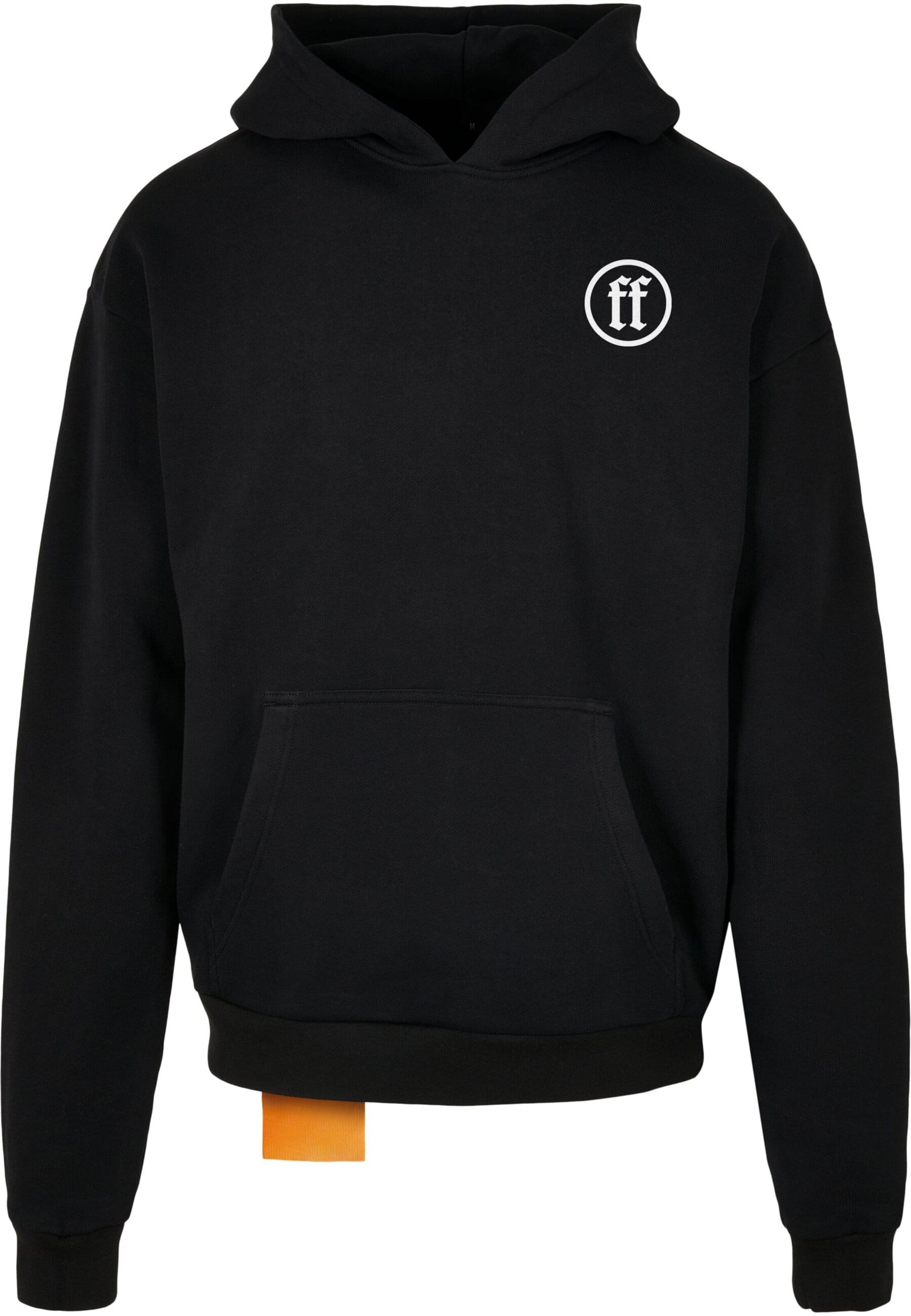 Felpa 'Scarab' di Forgotten Faces in nero: frontale