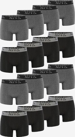 Phil & Co. Berlin Boxer shorts in Grey: front
