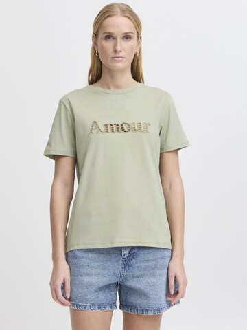 T-shirt 'IHPendo' ICHI en vert : devant