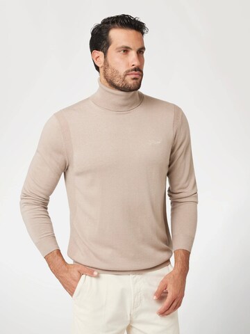 GUESS Sweater in Beige: front