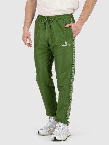 Sergio Tacchini Slim fit Sports trousers 'Morgana PL' in Green: front