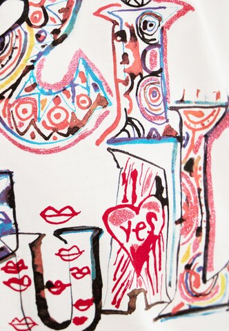 Desigual Tričko – bílá