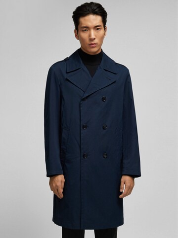 HECHTER PARIS Between-Seasons Coat in Blue: front