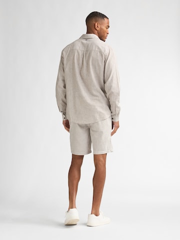 Petrol Industries Regular Fit Hemd 'Eclipse' in Braun