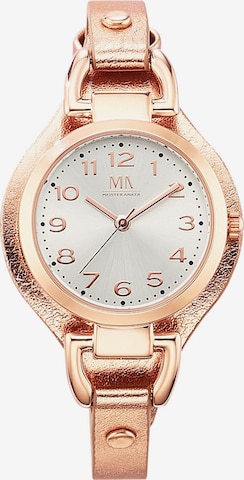 Montre à affichage analogique MeisterAnker en or : devant