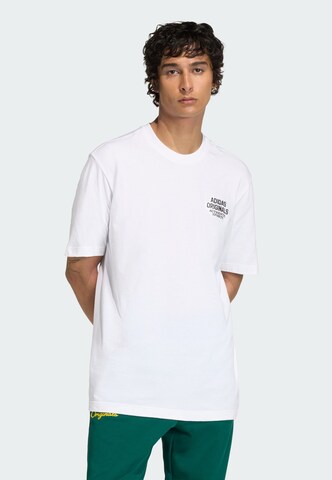 ADIDAS ORIGINALS T-Shirt 'Varsity' in Weiß: Vorderseite