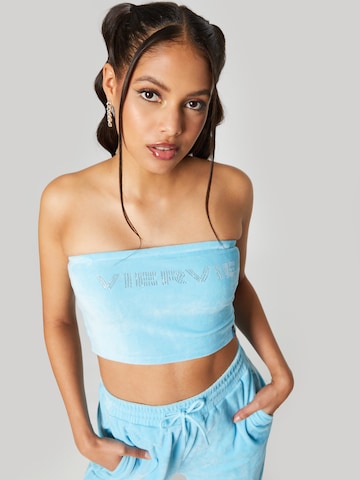 VIERVIER Top 'Alara' in Blue: front