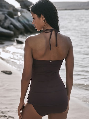 Next Bustier Badpak 'Tummy Control' in Bruin