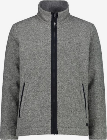 CMP Regular fit Athletic Cardigan in Grey: front