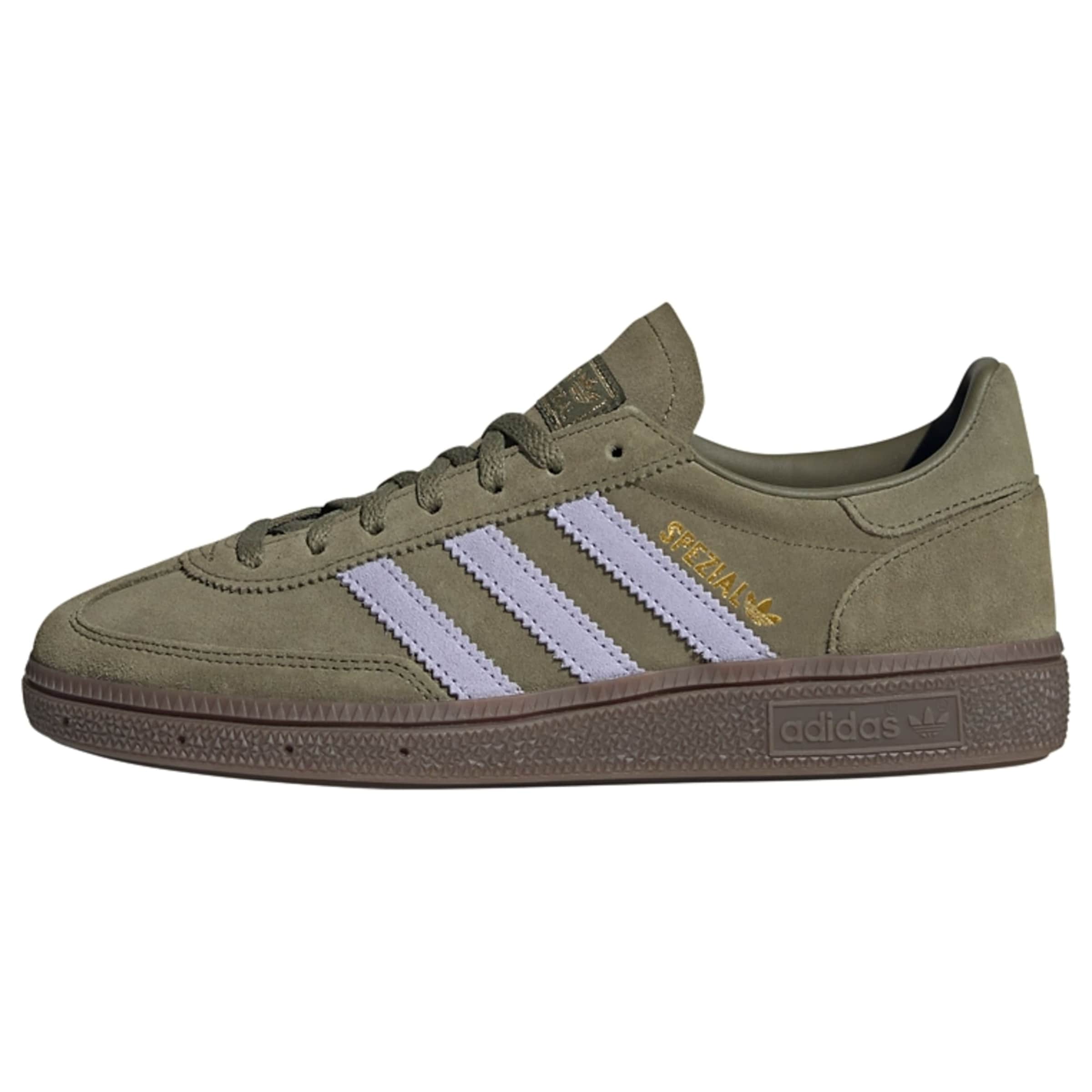 Sneaker bassa 'Handball Spezial' di ADIDAS ORIGINALS in verde: frontale