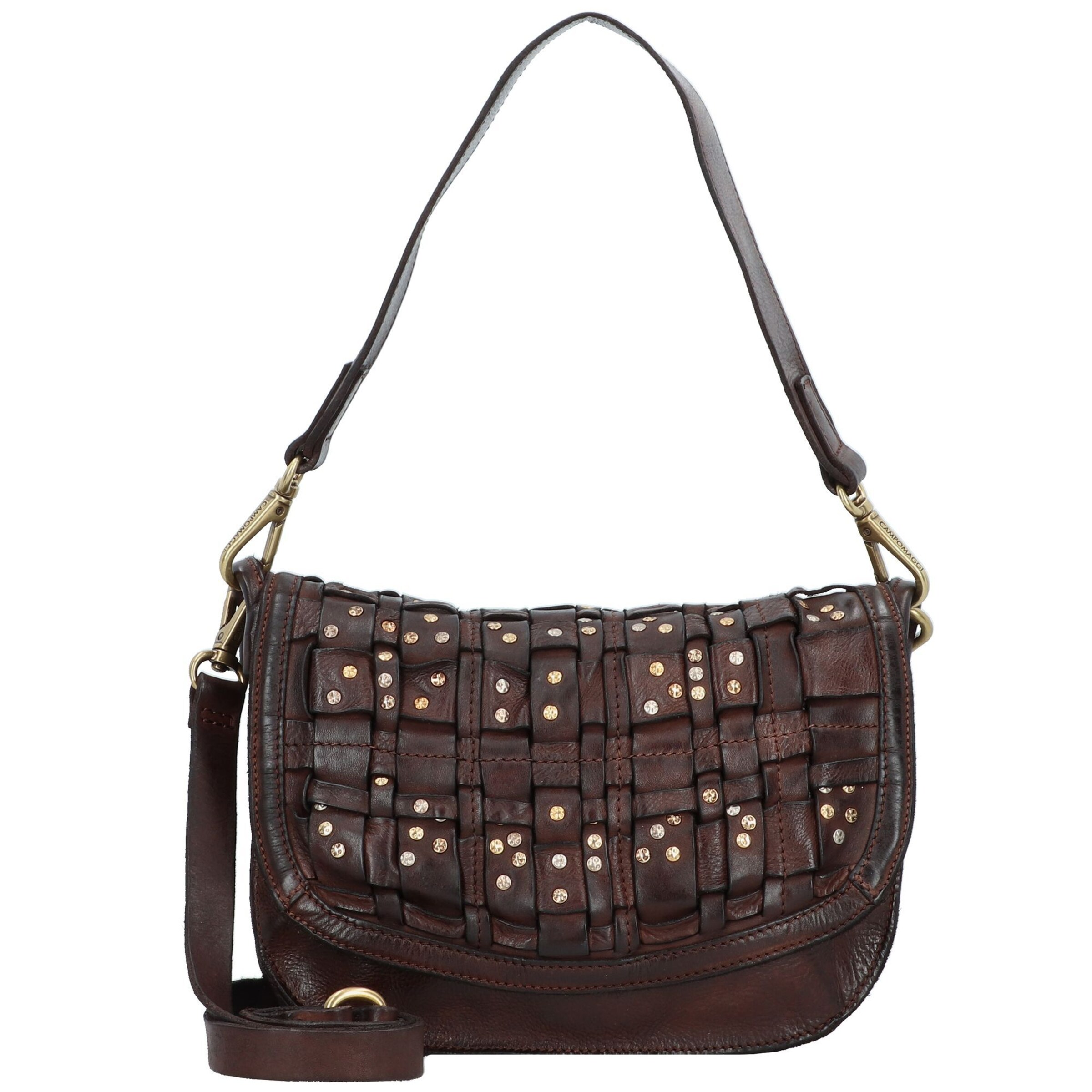 Campomaggi Schultertasche in Braun: Vorderseite