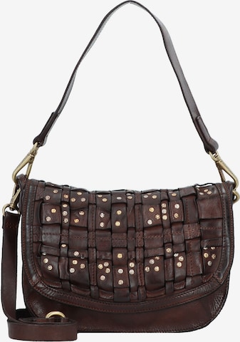 Campomaggi Shoulder Bag in Brown: front