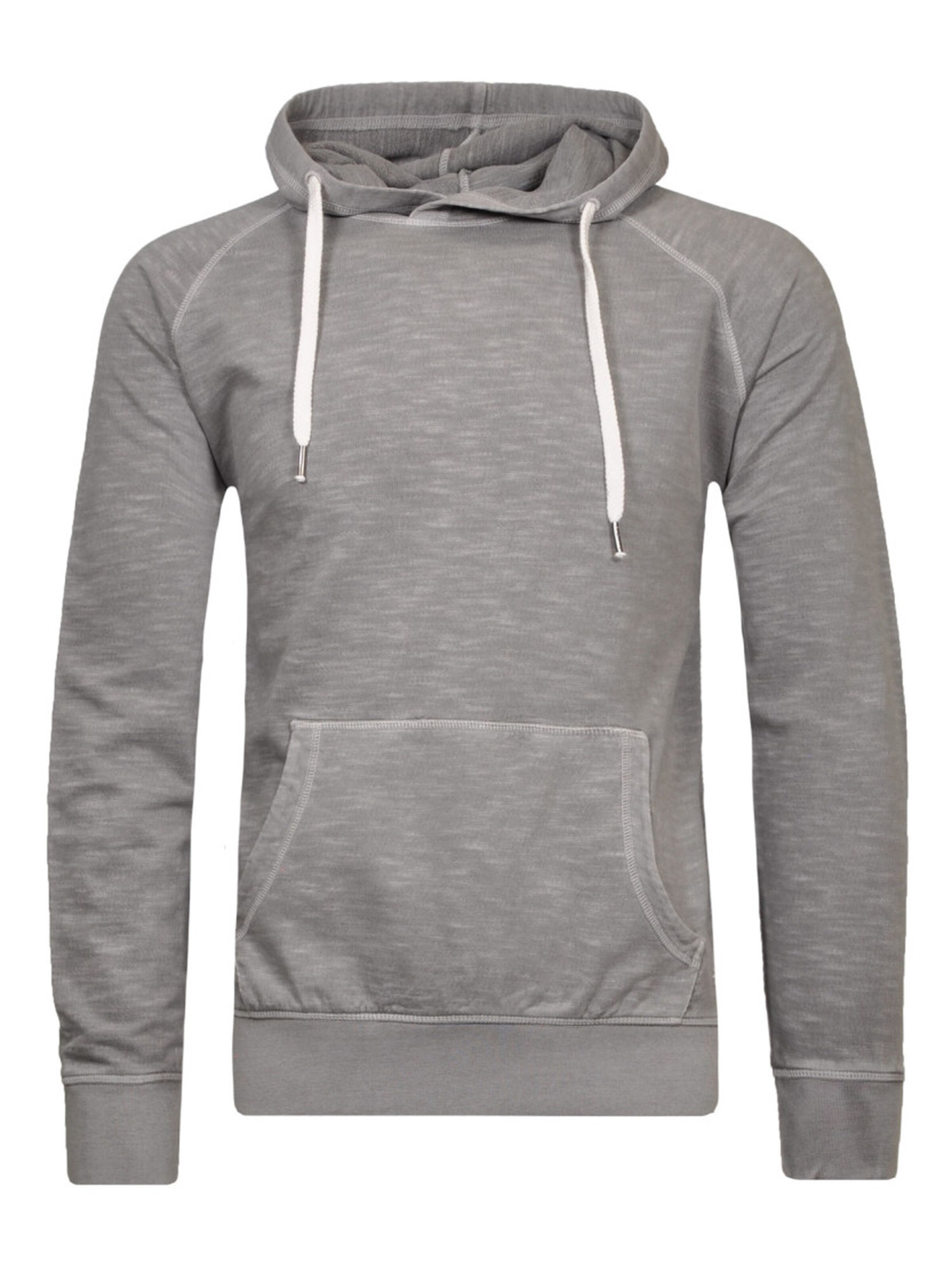 Sweat-shirt Ragman en gris : devant
