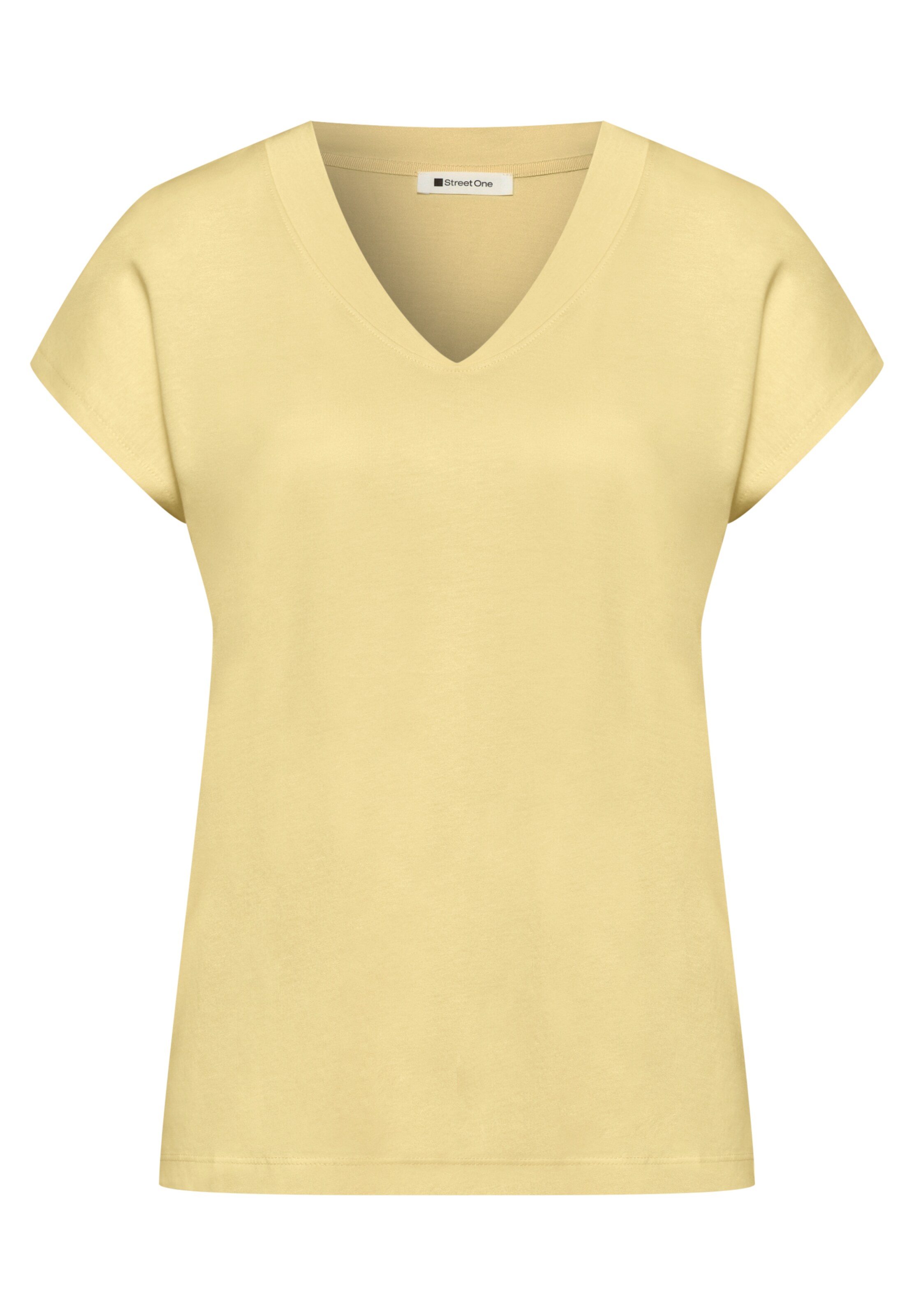 STREET ONE Shirt in Gelb: Vorderseite