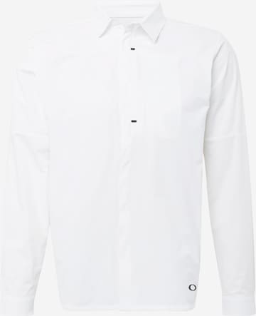 OAKLEY Regular fit Athletic Button Up Shirt in White: front