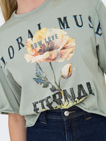 ONLY T-Shirt in Grün