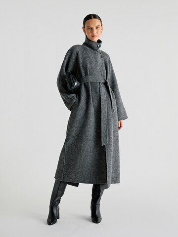 Manteau mi-saison Scalpers en gris : devant