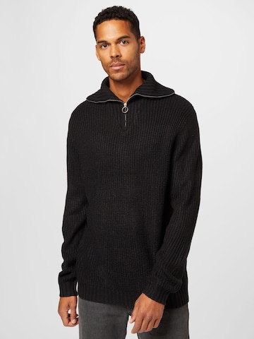 BURTON MENSWEAR LONDON Sweater in Black: front