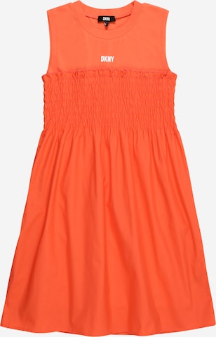 DKNY - Vestido em laranja: frente