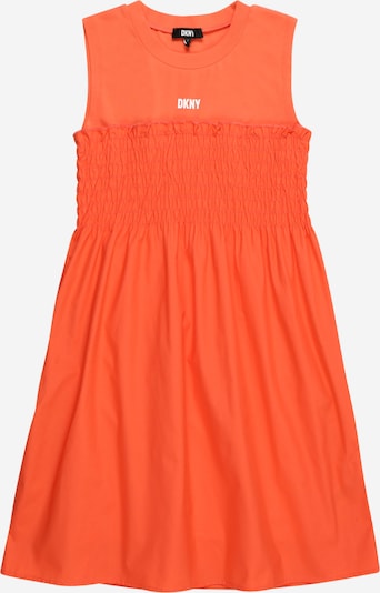 DKNY Kleid in mandarine / weiß, Produktansicht