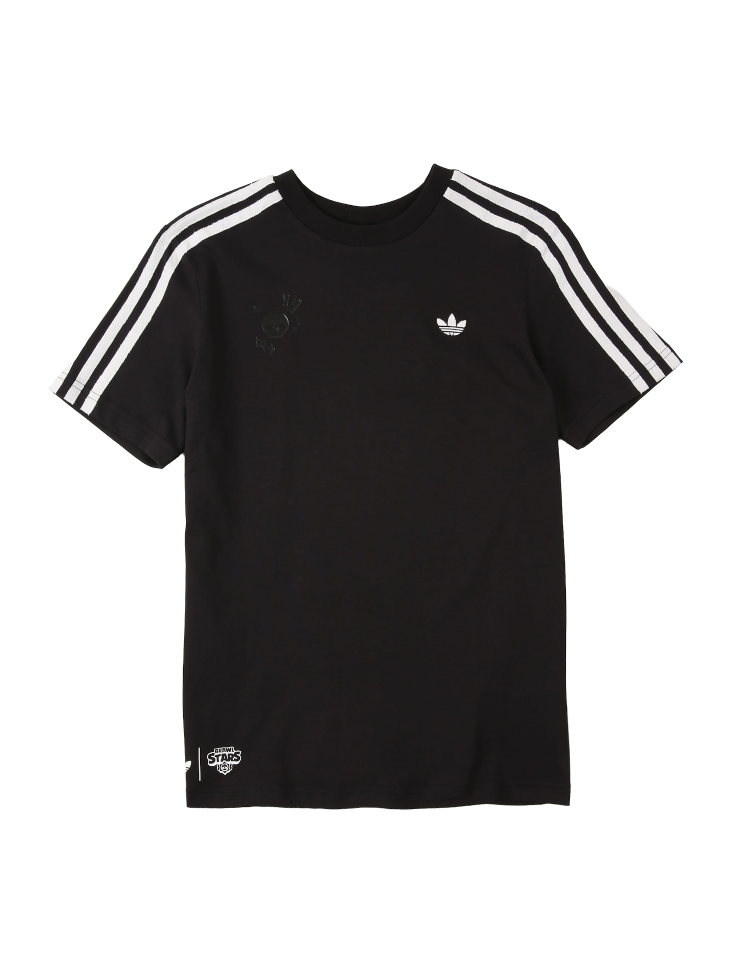 ADIDAS ORIGINALS Póló - fekete: elől