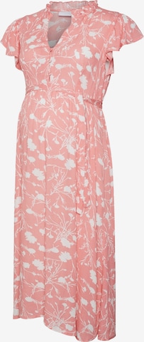 MAMALICIOUS Skjortklänning 'Deelia' i rosa: framsida
