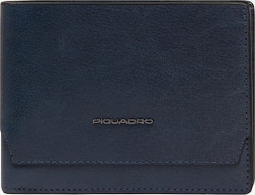 Piquadro Portemonnaie in Blau: Vorderseite