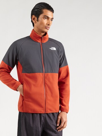 THE NORTH FACE Funktionsfleecejakke 'GLACIER' i grå: forside