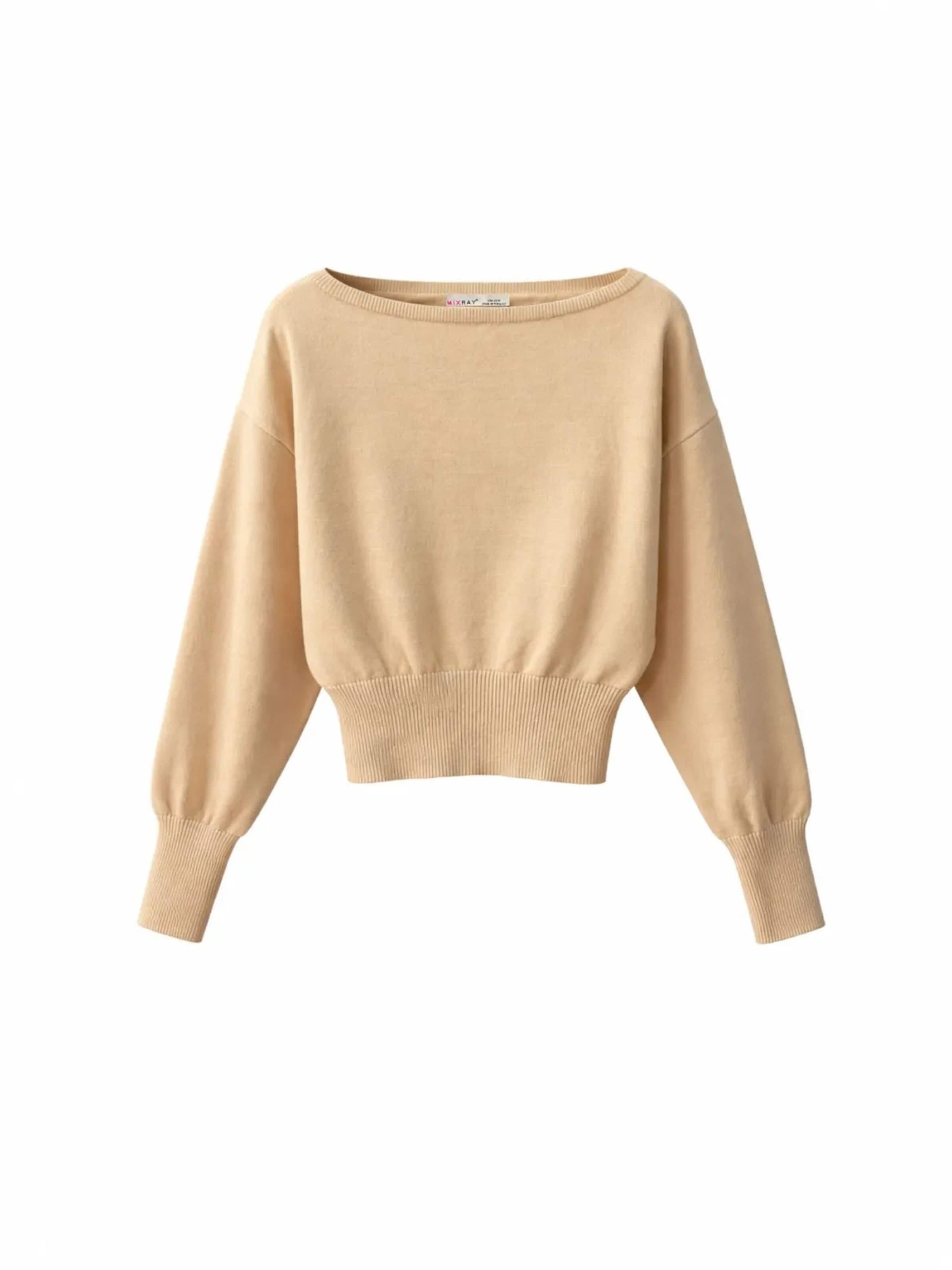 Pullover 'Pullover' di MixRay in beige: frontale