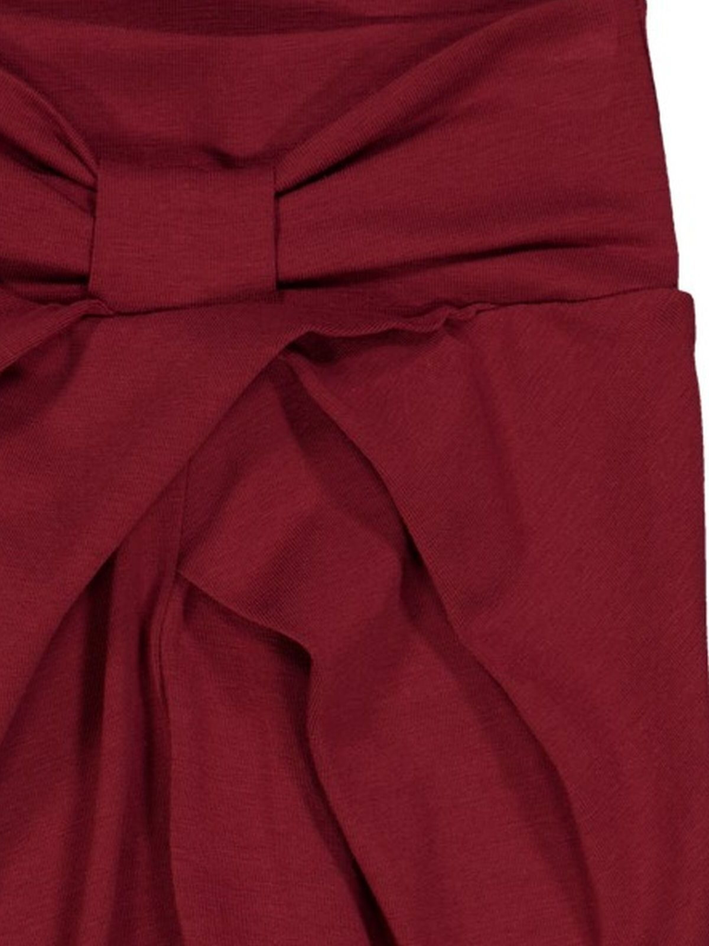 Müsli by GREEN COTTON Tapered Hose in Rot