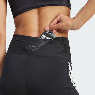 ADIDAS PERFORMANCE Skinny Sports trousers 'Adizero' in Black