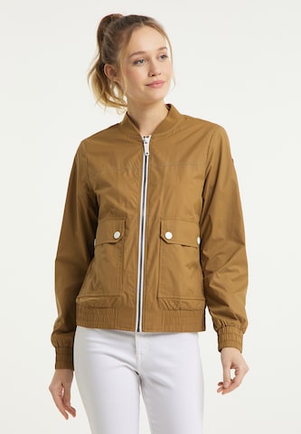 Veste mi-saison DreiMaster Maritim en beige : devant