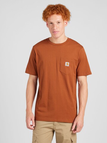 Carhartt WIP T-Shirt in Braun: Vorderseite